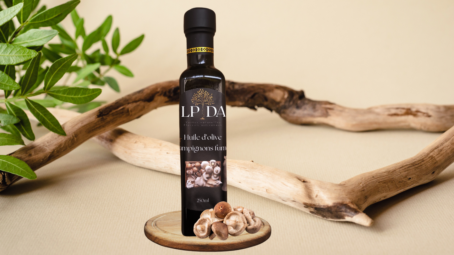 Huile d'olive champignons fumés 250ml🍄