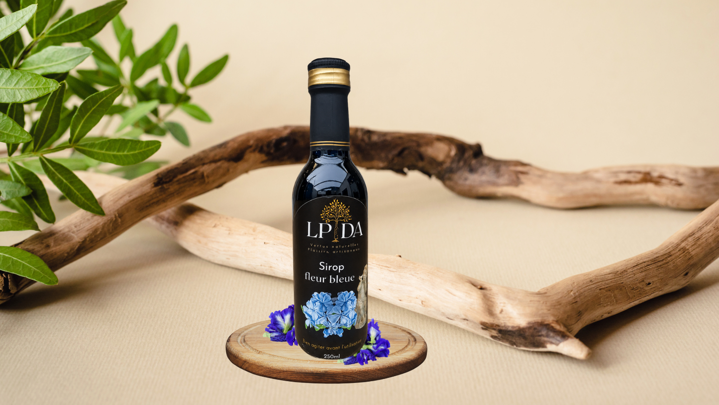 Blue flower syrup – Magical color and sweet flavor
